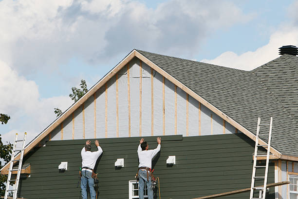 Professional Siding Installation technician working in Land O'Lakes, FL